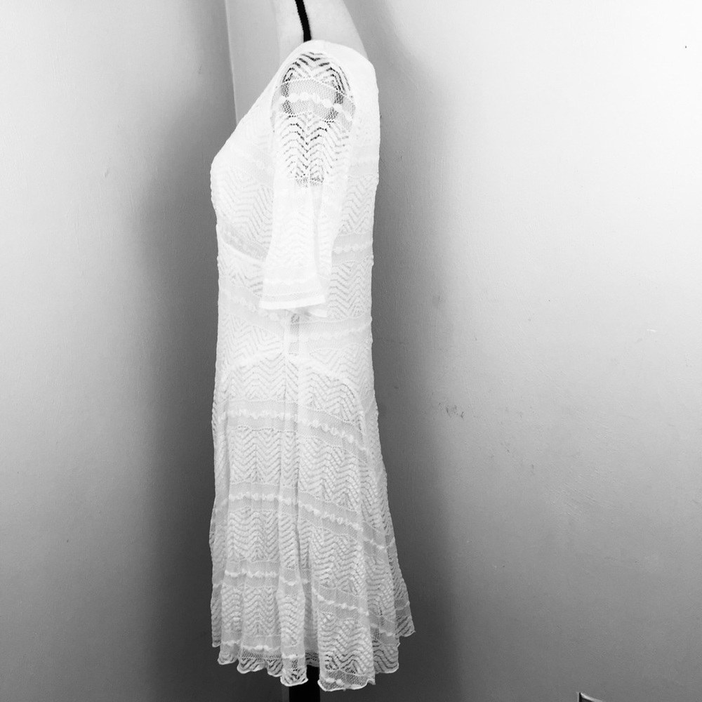 EUC Rabbit Rabbit Rabbit. White Lace Dress. Sz. 10 - Picture 6 of 8